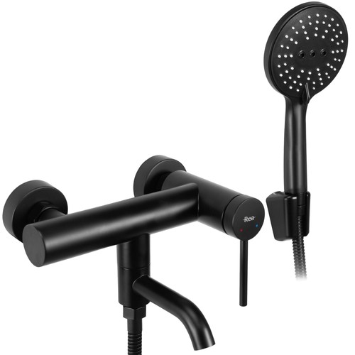 Robinet baignoire clif noir - robinet, de
