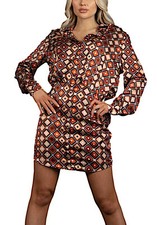 Robe Chemise Satin Femme