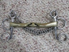 NWT Herm Sprenger Novocontact Double Jointed Pelham, 5 1/4".