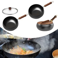 Wok chinois de cuisinière à