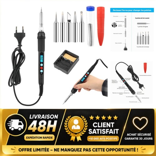 Fer souder 60w kit soudure - à,