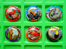Capsules de champagne génériques , oiseaux exotiques, collection BS ,new de déc