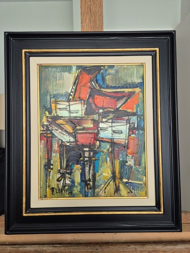 Tableau huile sur toile - huile, signé