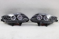 FITS BLACK 03-08 BMW Z4 COUPE DUAL HALO PROJECTOR LED HEADLIGHTS LAMP LEFT+RIGHT