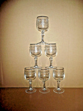6 VERRES a digestif  7 cl