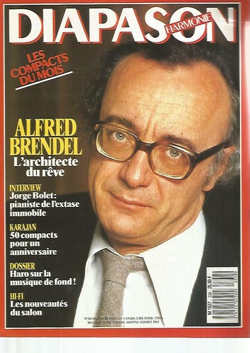 Diapason 338 alfred brendel - n°338,