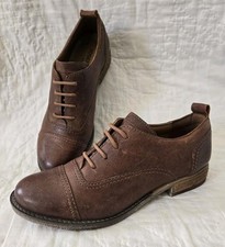 JOSEF SEIBEL Womens Sienna 85 Oxford Shoes Brown Size 37 6 - 6.5  NEW