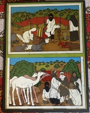 art africain tableau peinture