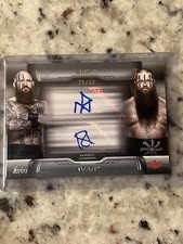 2021 Topps WWE Undisputed Erik Ivar The Viking Raiders Dual Auto 21/50