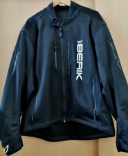 Berik NJ-204310-BK Riders Jacket Motorcycle Gear Black Size M Used
