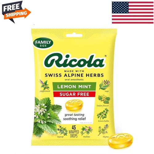 Ricola sugar free - sugar, cough