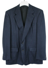 Ermenegildo Zegna Blazer Homme ( Ue ) 56 Doublé Bleu Simple Boutonnage Inner