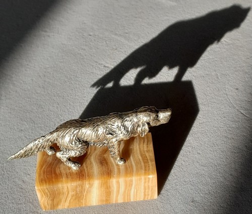 Sculpture chien setter - sculpture,