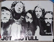 Vintage 1971 Jethro Tull Promo Record Store Poster VERY RARE Chrysalis - See Pix