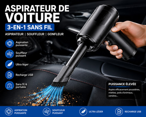 Aspirateur voiture sans fil - de,