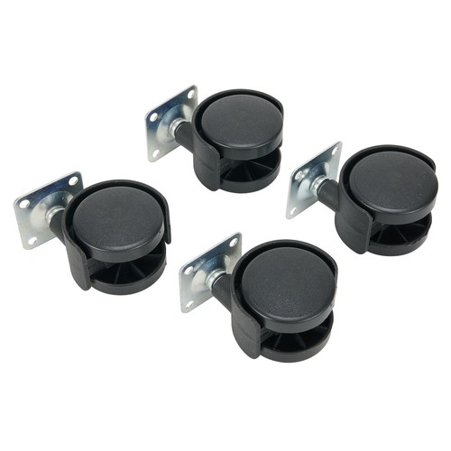 Pack roulettes pivotantes - de, 4