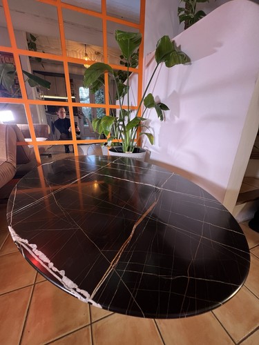 Table basse ovale - table, knoll