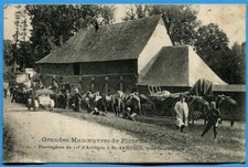 Old postcard: Fourragères du 11° d'Artillerie in St-Arnould, near Grandvilliers / 1912