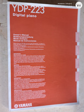 YAMAHA YDP 223 DIGITAL PIANO OWNER'S MANUAL PB/PAPERBACK  BOOK