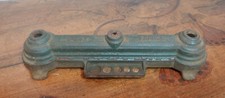Toy balance base from Paris France cast iron green color.