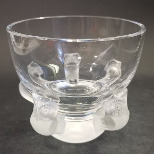 Lalique vase cristal en - cristal,,