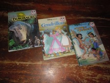 A VOIR ! LOT 3 ANCIENS LIVRES ENFANT " DISNEY " 2001/03