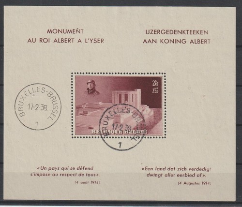 Belgium sheet 1938 cob - -,