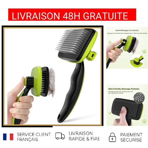 Pecute brosse chien chat poils - chat,