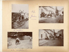 France, bike tour! Vintage Silver Print Silver Print 18x24 