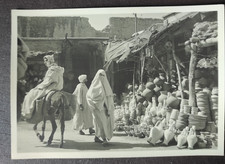 Maroc. Souks aux Poteries Carte postale écrite photo véritable 1950/60