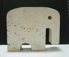 Vintage MCM Fratelli Mannelli Elephant Sculpture 60s/70s Design Travertine Italy