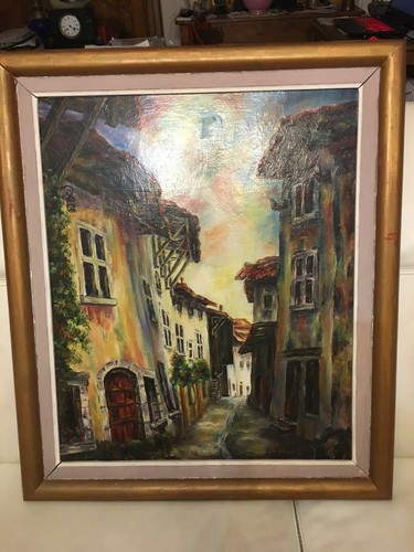 Peinture huile sur - peinture, isorel-