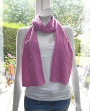 écharpe en maille rose neuve étiquette marque italienne Sonia Buratti sciarpa