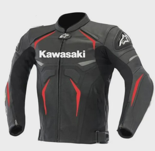 Veste cuir kawasaki - veste, en