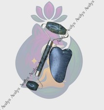 Rouleau de massage et pierre