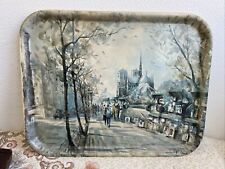 Ancien Plateau Fibre De Verre