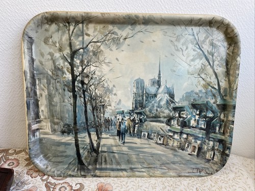 Ancien plateau fibre verre - ancien, de