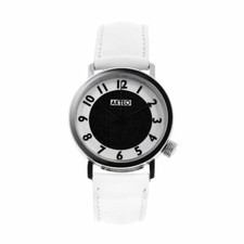 montre akteo moon blanche