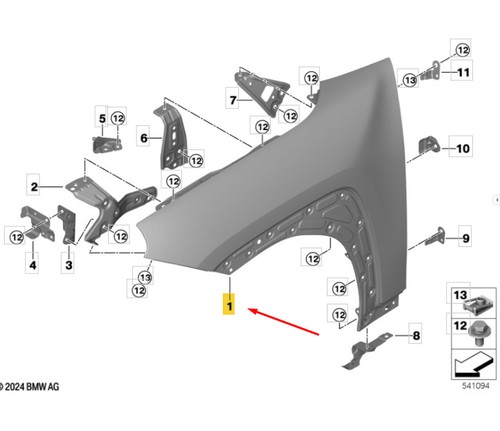 Mini aceman j05 fender avant - aceman,