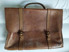 Stunning WWII Officer Leather Satchel -