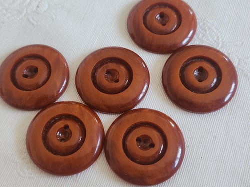 Lot gros boutons vintage - 6,