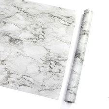 Carrelage Mural Imperméable Effet Marbre Peel pour Salle de Bain et Cuisine Dé