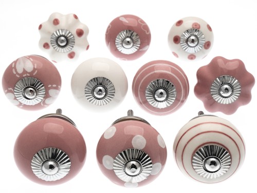 Lot boutons porte - de, 10