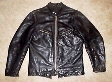 Vtg 60s-70s SCHOTT Perfecto CAF1 Steerhide CAF-1 CAFE RACER Motorcycle JACKET 42