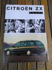 brochure citroen ZX break année 1993