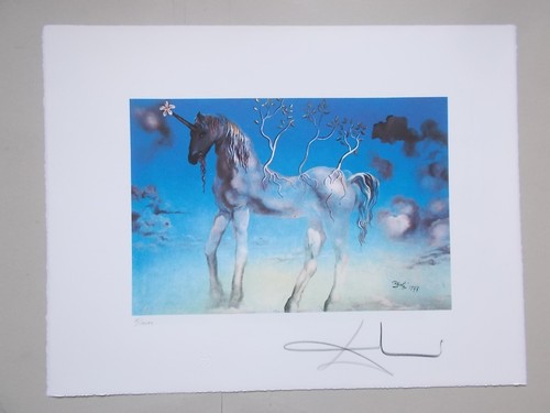 Lithographie salvador dali - lithographie,, "