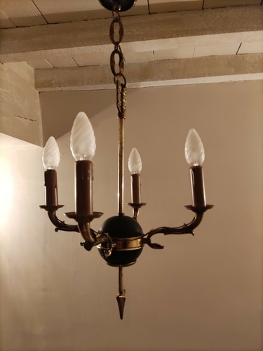 Lustre style empire - style, bronze