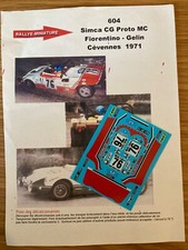 DECALS 1/43 SIMCA CG