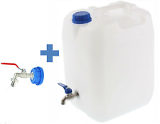 Réservoir D'Eau + Vanne à Bille Trinkwasserkanister Bidon D'Eau 5/10/20/30L