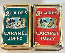 Lot of 2 Antique Edited Metal Advertising Boxes for SCOTCH - Tin Box